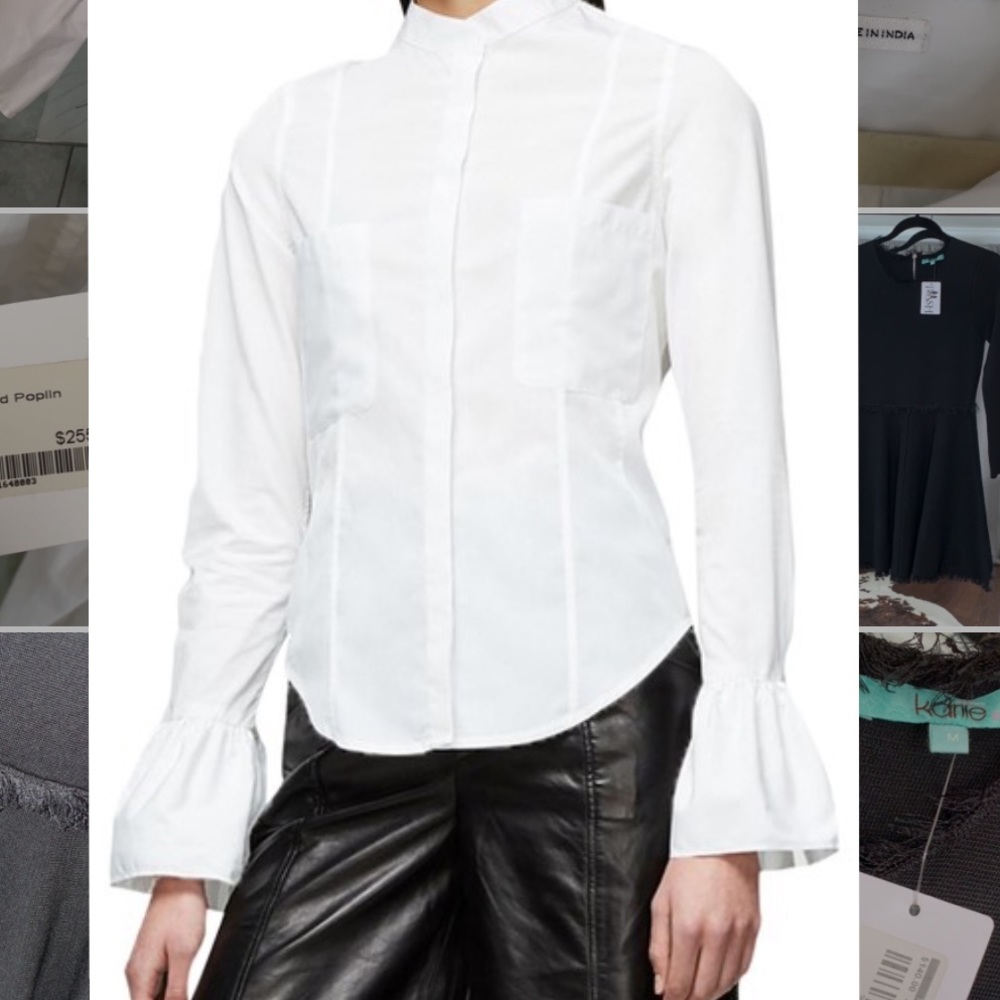 Frame Fitted Poplin Button Down